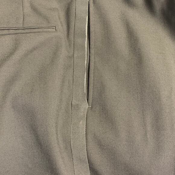 PAUL STUART Size 38 Regular Black Wool Notch Lapel 3 Piece Tuxedo - Picture 11 of 13